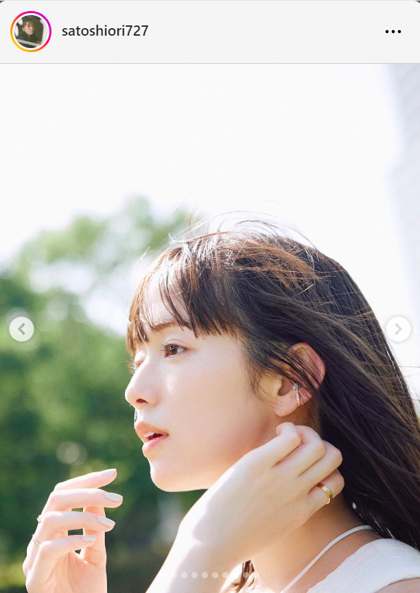 佐藤栞里のインスタグラムから