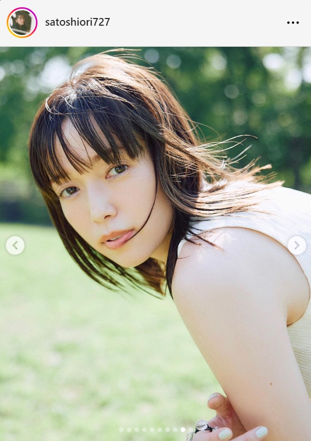佐藤栞里のインスタグラムから