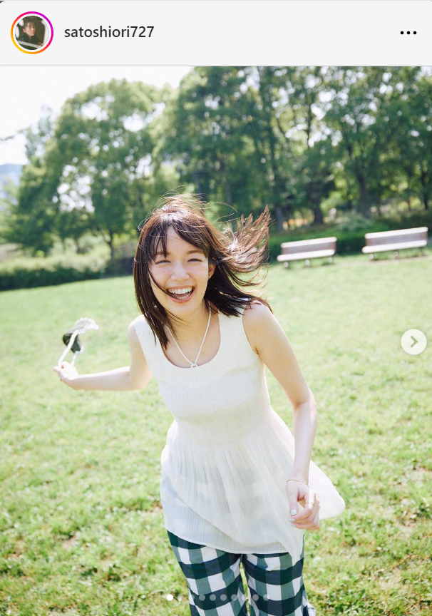 佐藤栞里のインスタグラムから