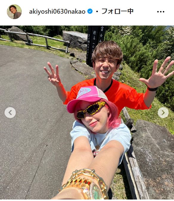 中尾明慶のインスタグラムから