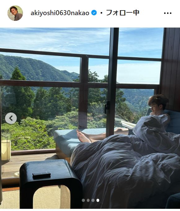 中尾明慶のインスタグラムから