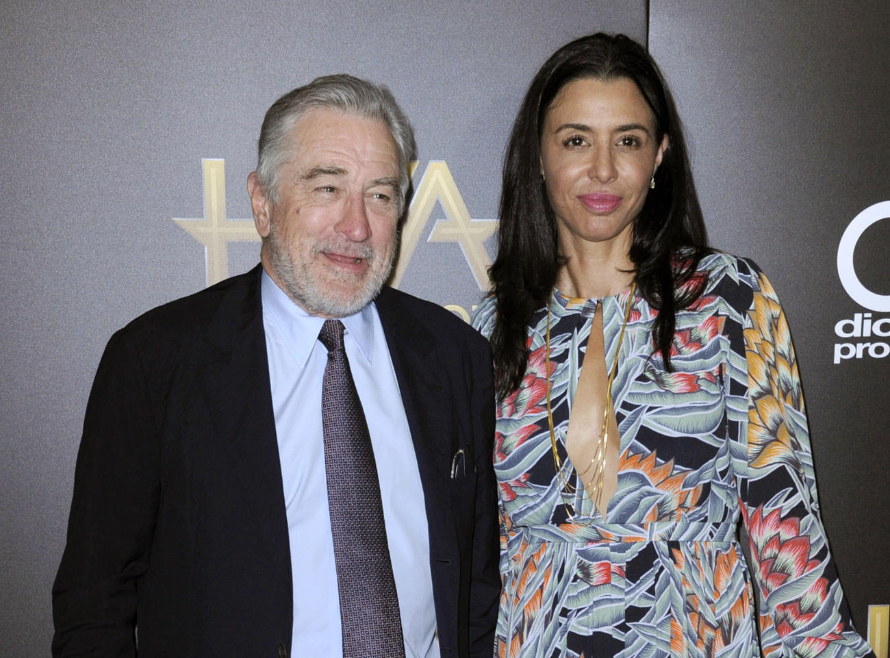 ロバート・デ・ニーロ（左）、娘のドレナ・デ・ニーロ（AP）