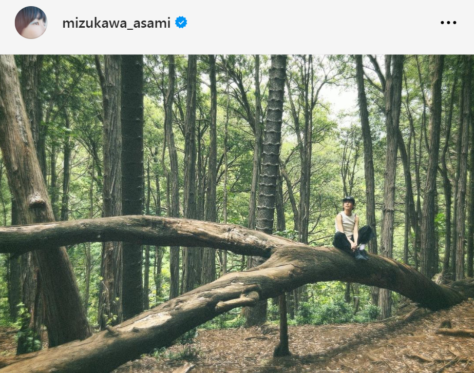 水川あさみのインスタグラムから