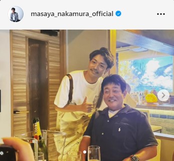 中村昌也のインスタグラムから
