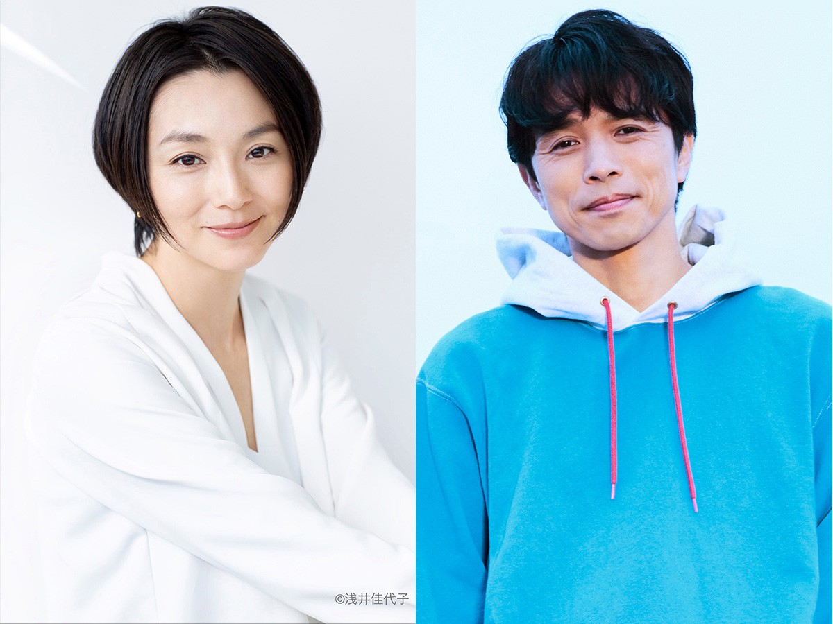 アニメ映画「すみっコぐらし　ツギハギ工場のふしぎなコ」でナレーションを務める井ノ原快彦と本上まなみ