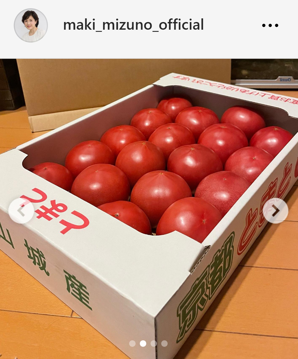 水野真紀のインスタグラムから