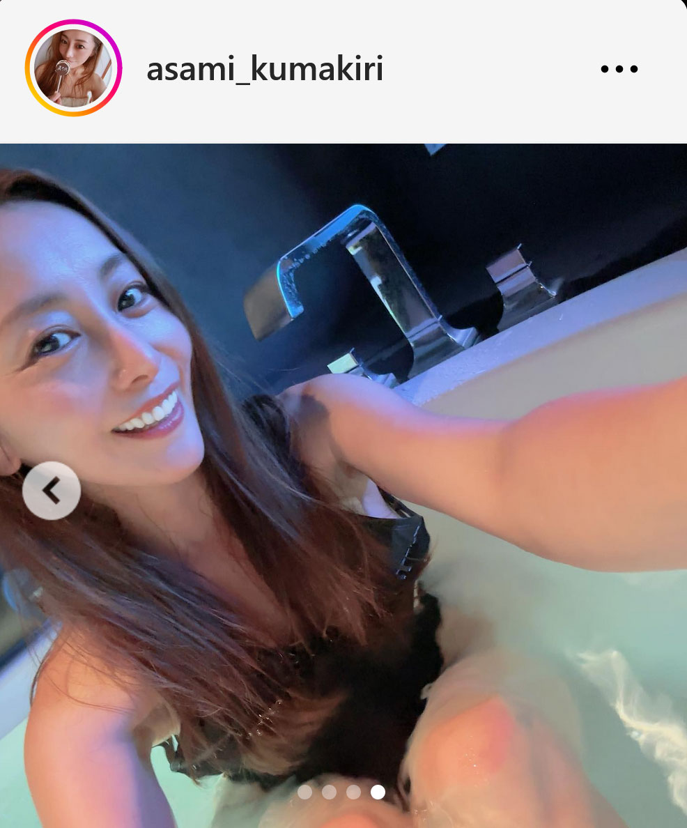 熊切あさ美インスタグラムから