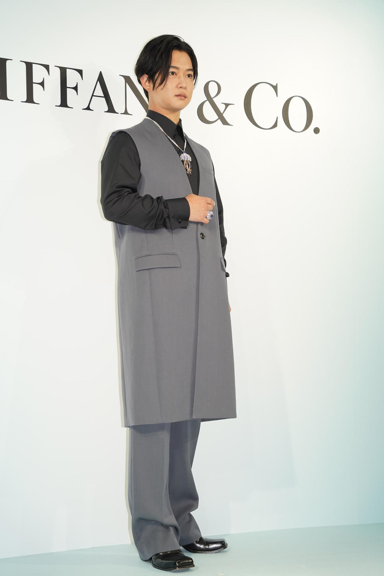 「ティファニー銀座本店　リニューアルオープニングセレモニー」に出席した千葉雄大（撮影・佐藤勝亮）