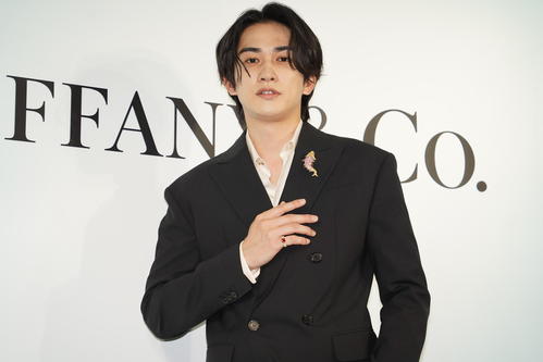 「ティファニー銀座本店　リニューアルオープニングセレモニー」に出席した町田啓太（撮影・佐藤勝亮）