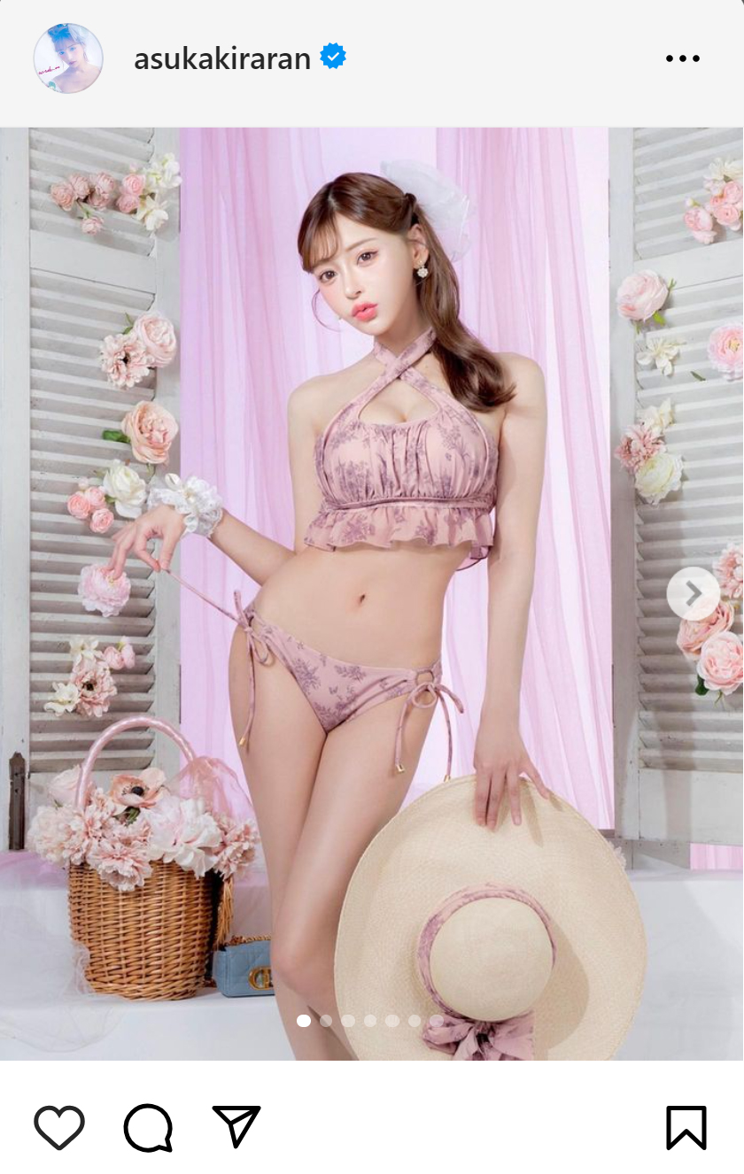 明日花キララのインスタグラムから