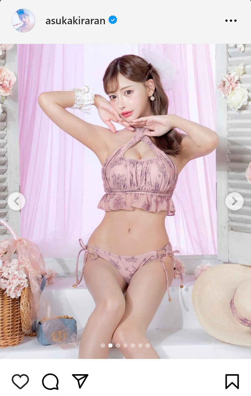 明日花キララのインスタグラムから