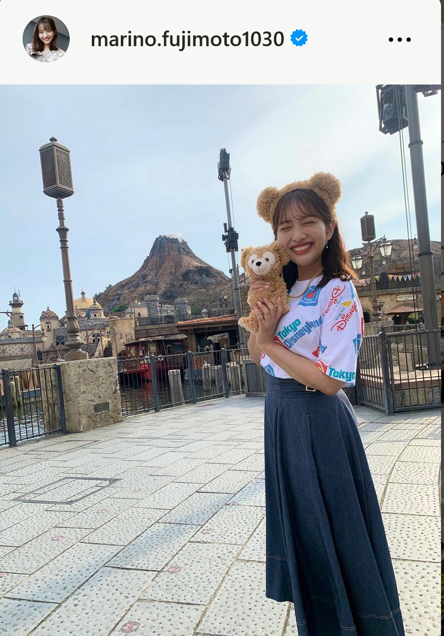 フジ藤本万梨乃アナのインスタグラムから