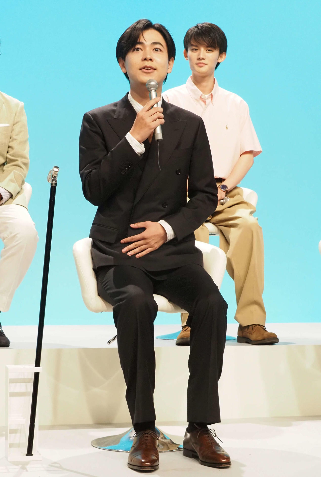 フジテレビ系ドラマ「転職の魔王様」制作発表に出席した主演の成田凌（撮影・遠藤尚子）