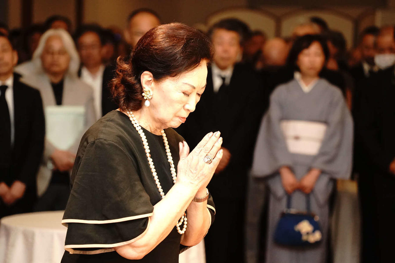 崔洋一さんのお別れの会に参列した小山明子