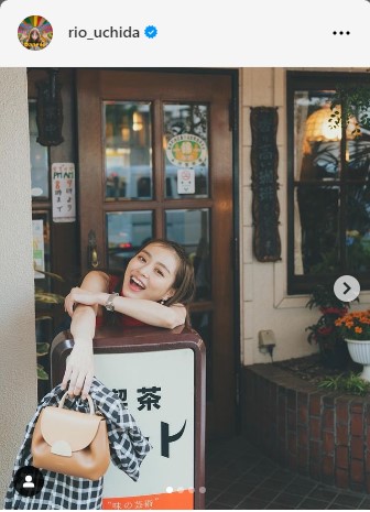 内田理央のインスタグラムから