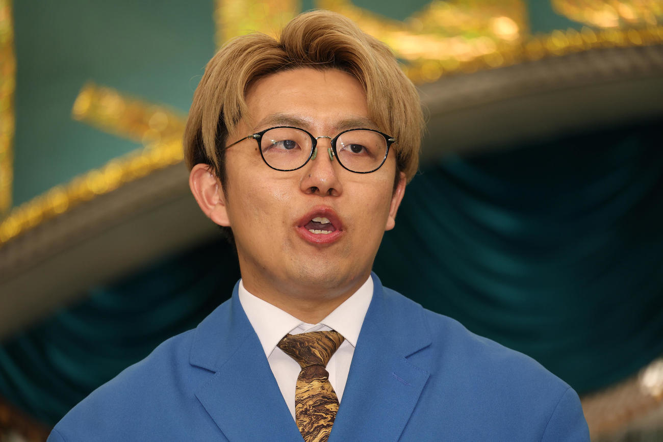 ツギクル芸人グランプリ2023に輝いたナイチンゲールダンスの中野なかるてぃん（撮影・中島郁夫）