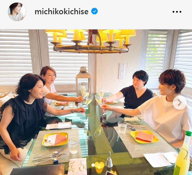 吉瀬美智子のインスタグラムから