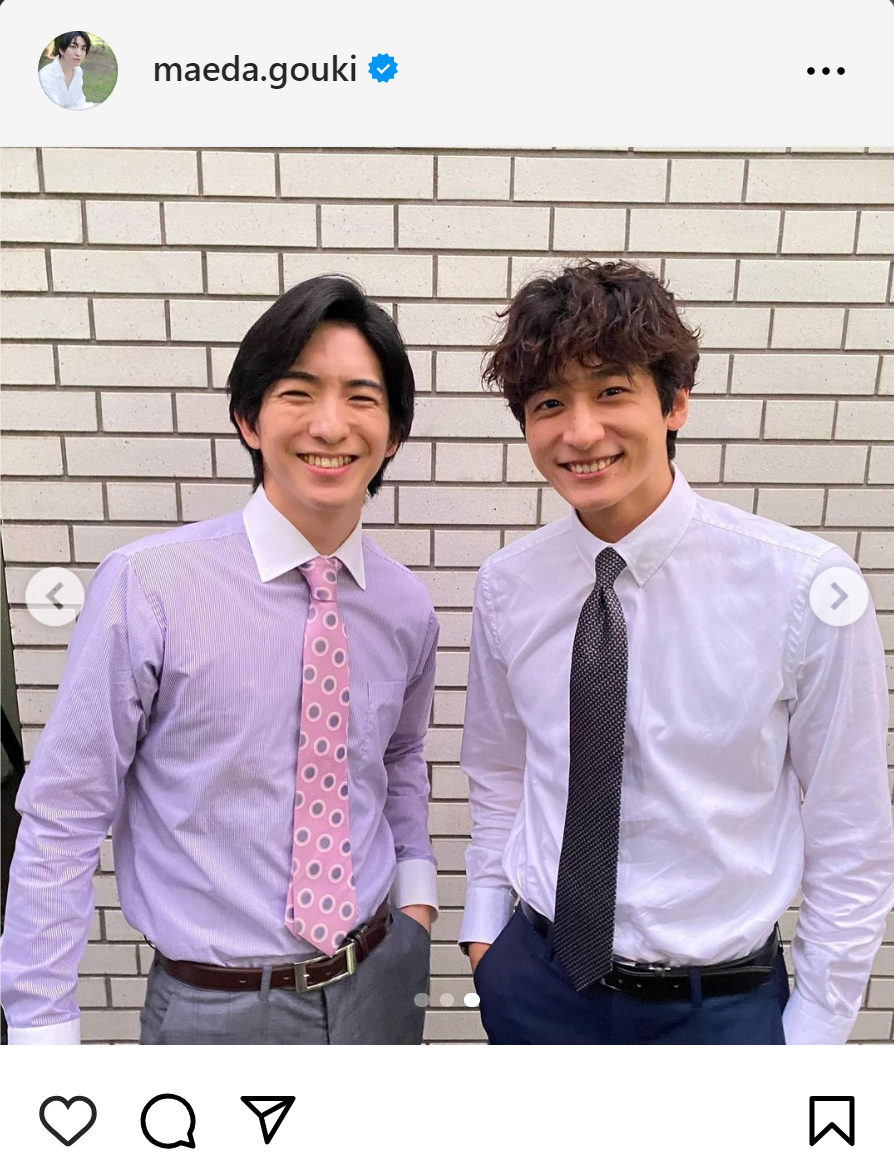前田公輝のインスタグラムから