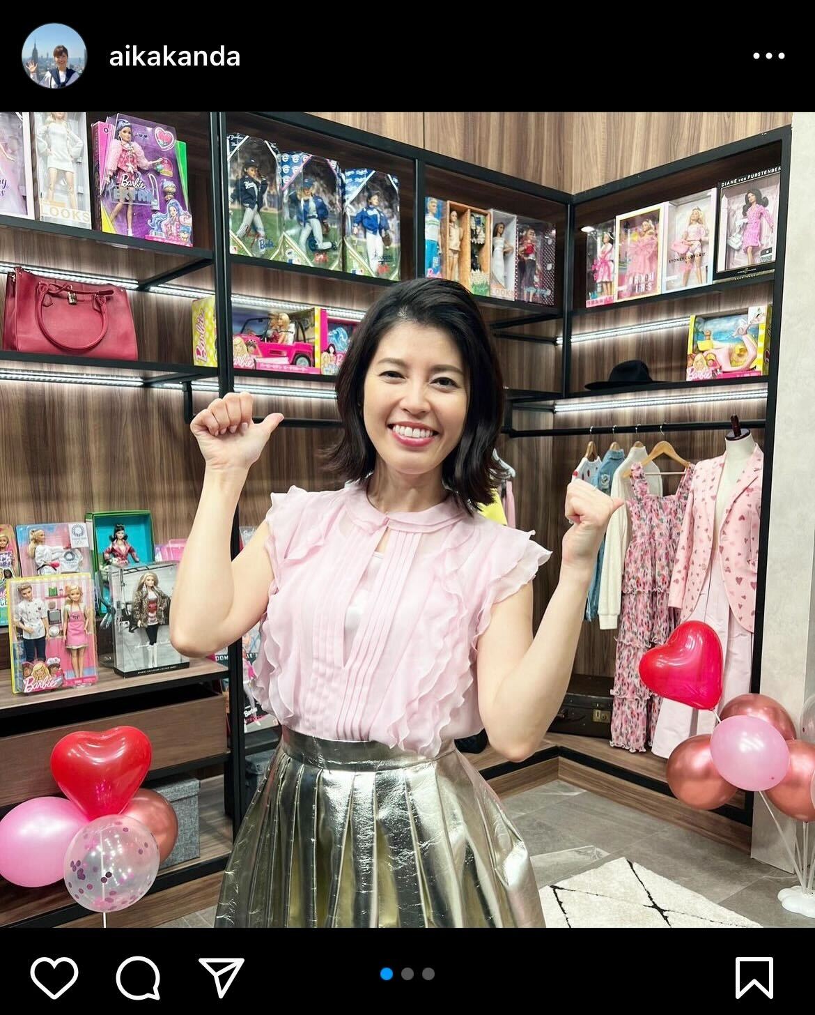 神田愛花インスタグラムから