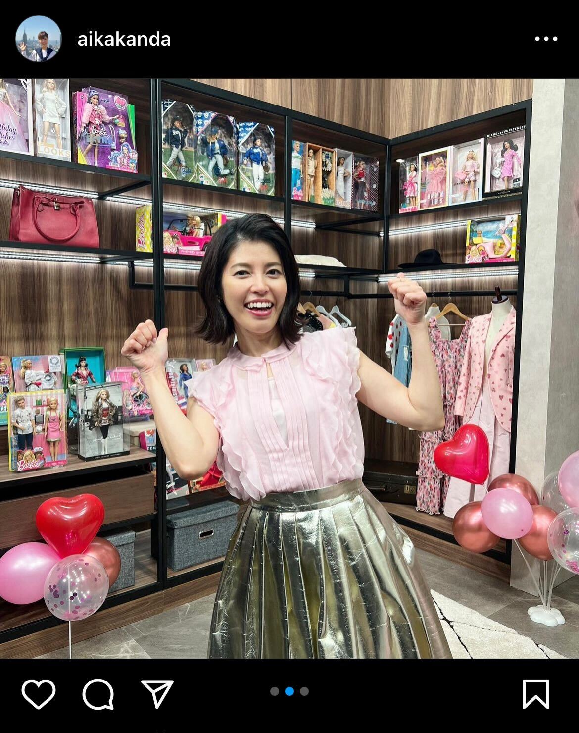 神田愛花インスタグラムから