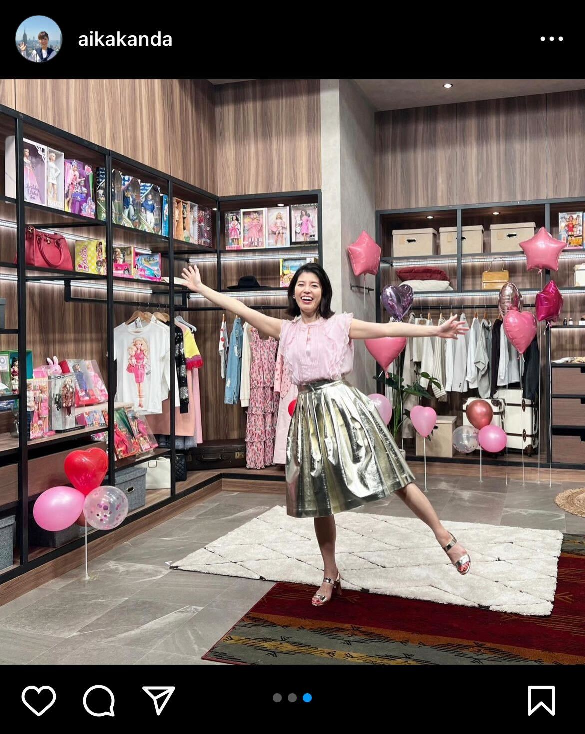 神田愛花インスタグラムから
