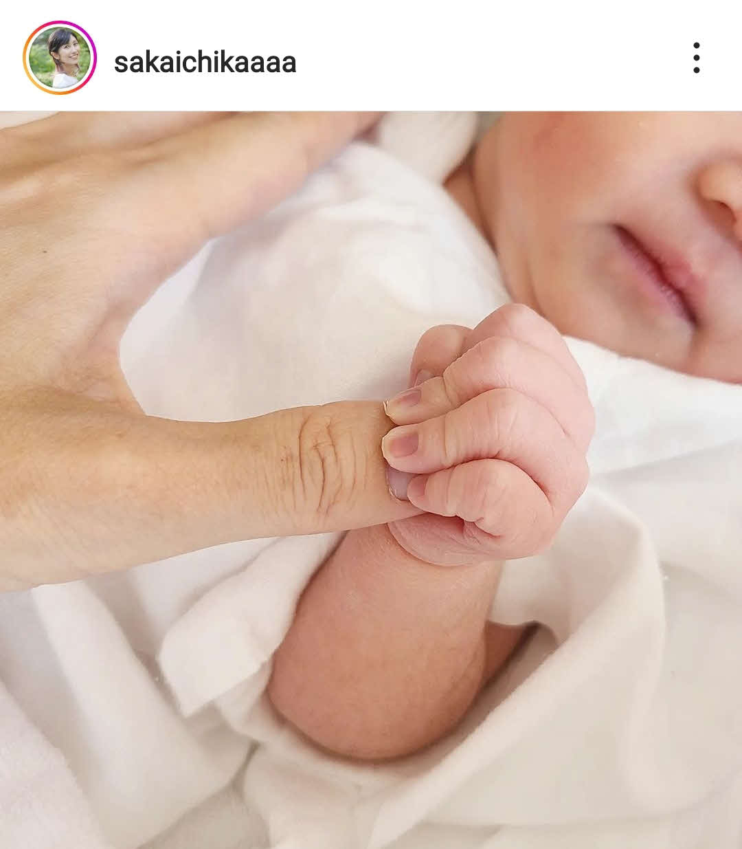 酒井千佳インスタグラムから