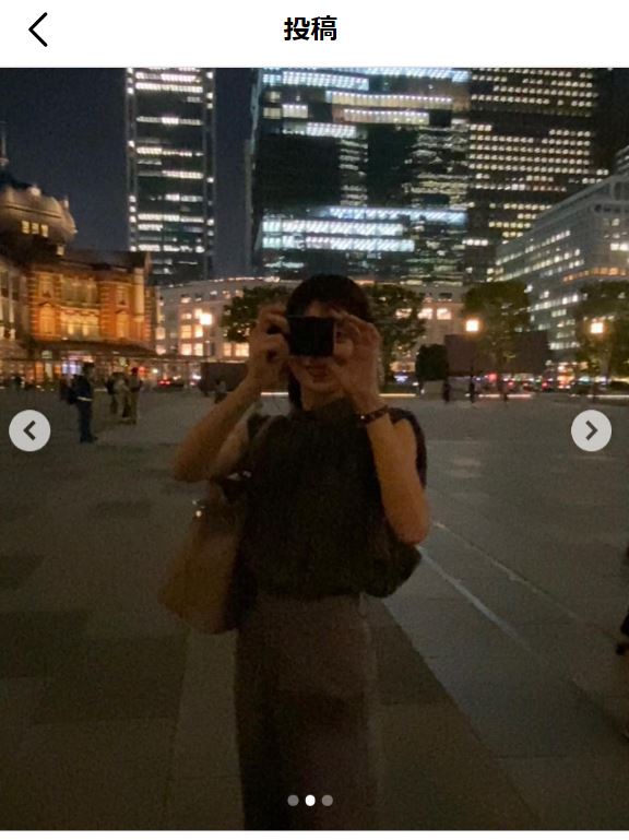 山本里菜アナのインスタグラムから