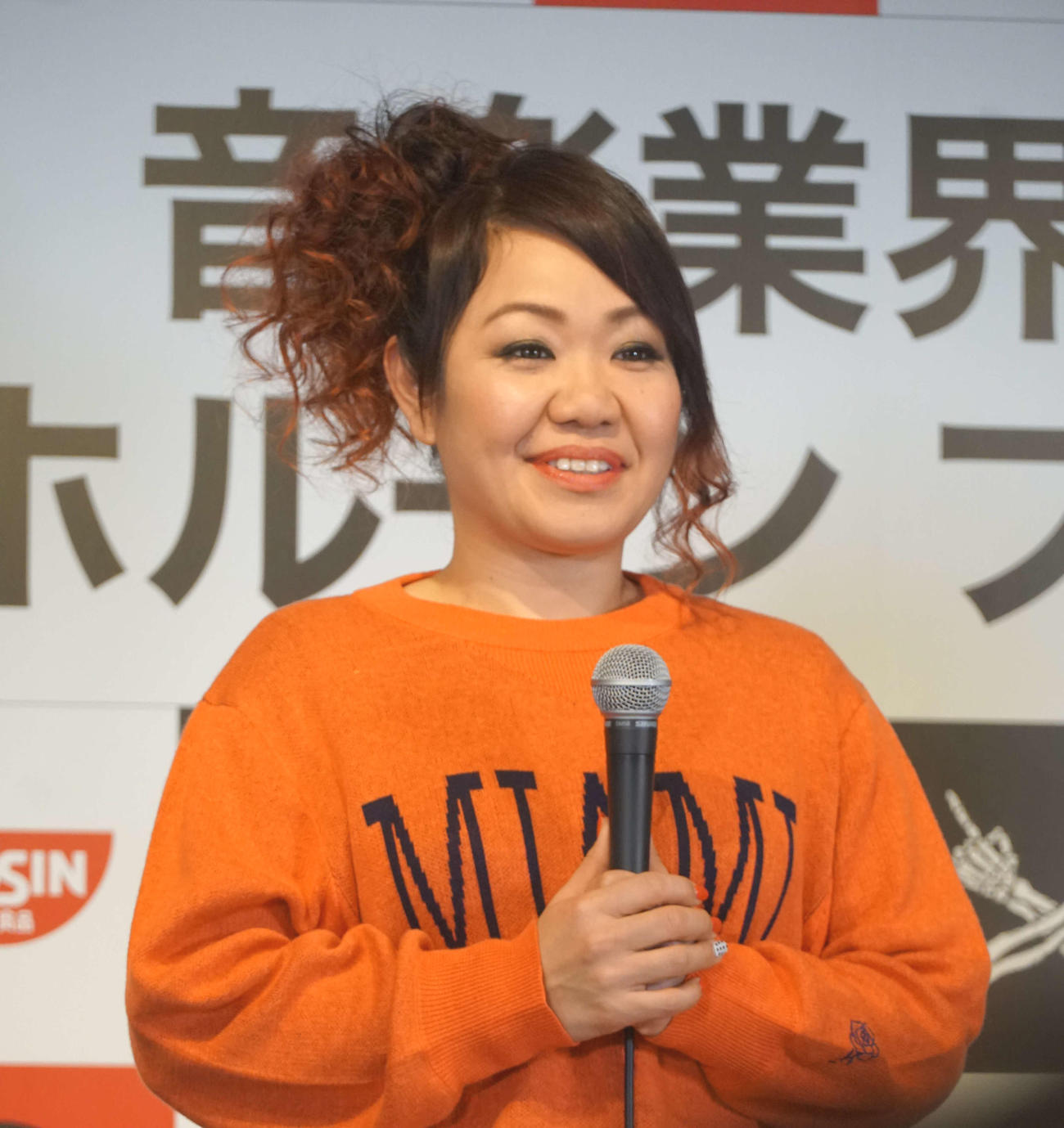 マキシマムザホルモンのナヲ（19年2月撮影）