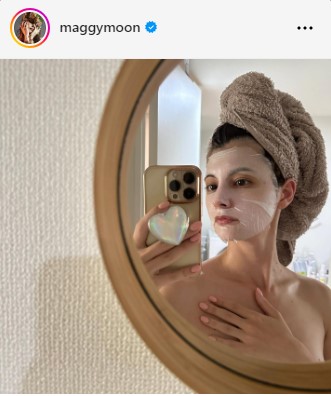 マギーのインスタグラムから
