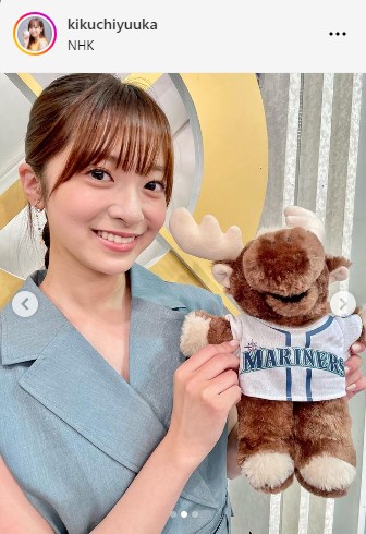 菊池柚花のインスタグラムから