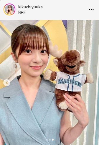菊池柚花のインスタグラムから