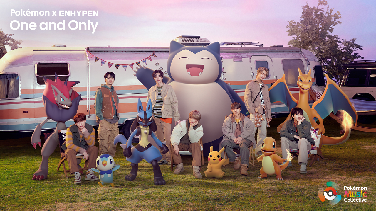 ENHYPEN×ポケモン（C）Pokemon／Nintendo／CR／GF