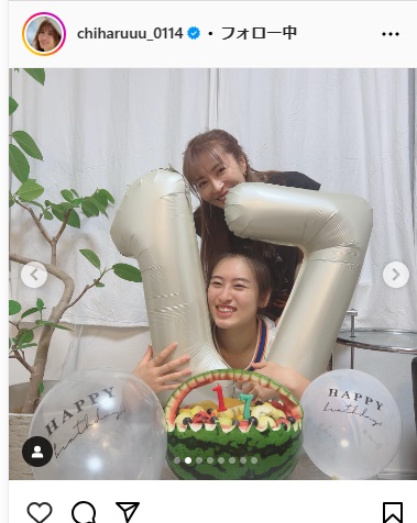 新山千春のインスタグラムから
