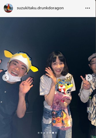 ドランクドラゴン鈴木拓のインスタグラムから