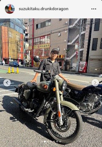 ドランクドラゴン鈴木拓のインスタグラムから