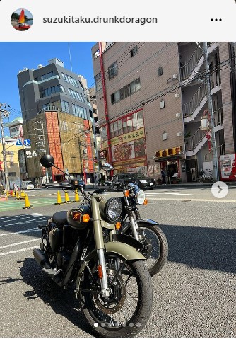 ドランクドラゴン鈴木拓のインスタグラムから