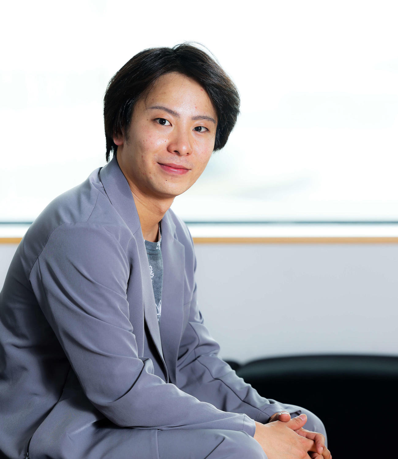 「くるみ割り人形外伝」で初の現代劇に挑戦する中村鶴松（撮影・河田真司）