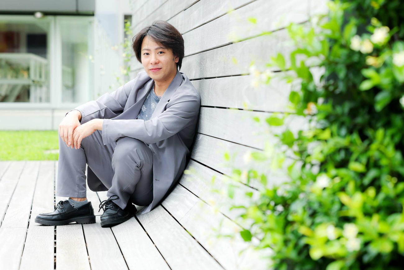 「くるみ割り人形外伝」で初の現代劇に挑戦する中村鶴松（撮影・河田真司）
