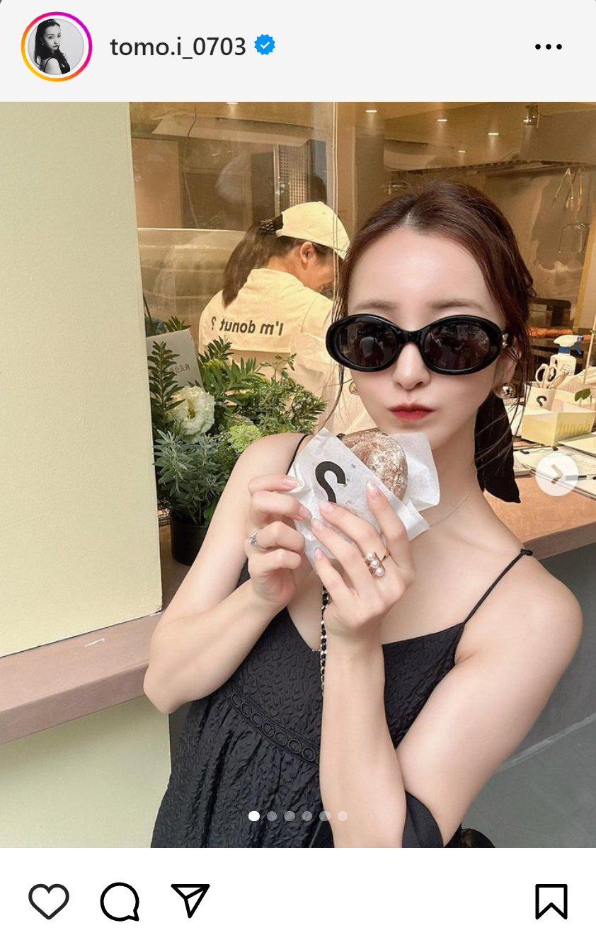 板野友美のインスタグラムから