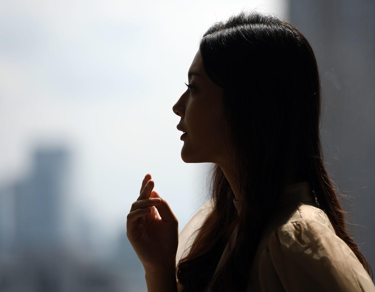 女優でありながらも1級建築士の資格を持ち、バラエティー番組で見せる画力も話題。数々の才能を発揮し仕事の幅がますます広がる田中道子（撮影・たえ見朱実）