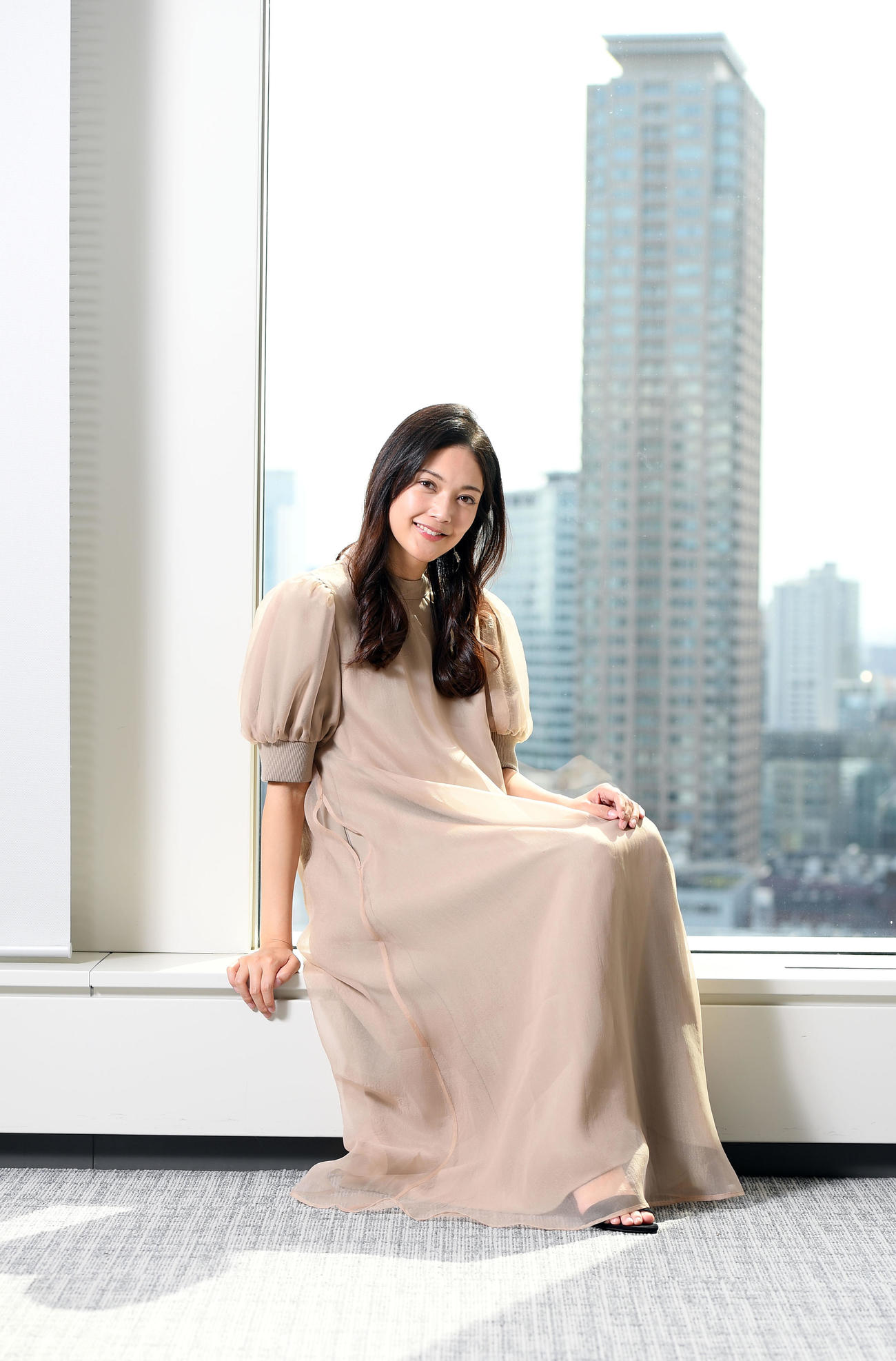 女優でありながらも1級建築士の資格を持ち、バラエティー番組で見せる画力も話題。数々の才能を発揮し仕事の幅がますます広がる田中道子（撮影・たえ見朱実）