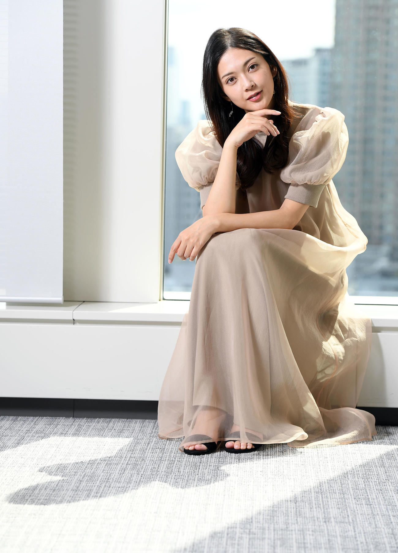 女優でありながらも1級建築士の資格を持ち、バラエティー番組で見せる画力も話題。数々の才能を発揮し仕事の幅がますます広がる田中道子（撮影・たえ見朱実）