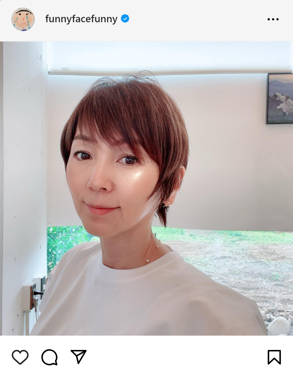 渡辺満里奈のインスタグラムから