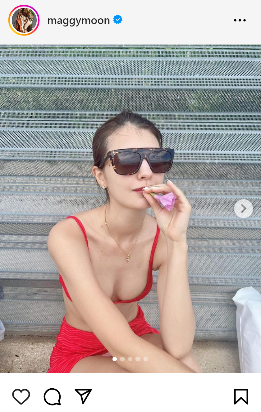 マギーのインスタグラムから