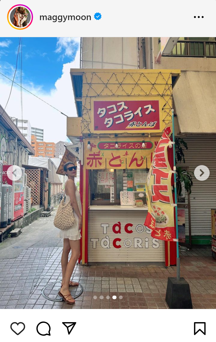 マギーのインスタグラムから