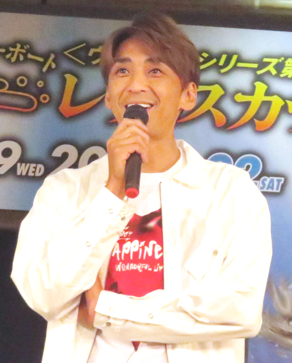オートレーサー森且行（2023年7月撮影）