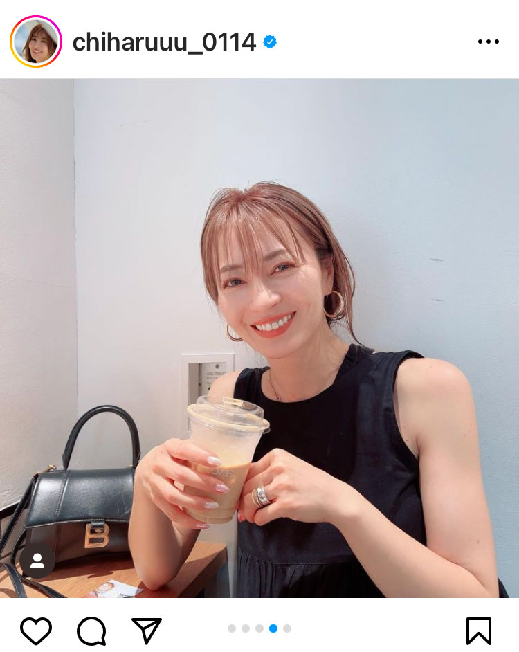 新山千春のインスタグラムから