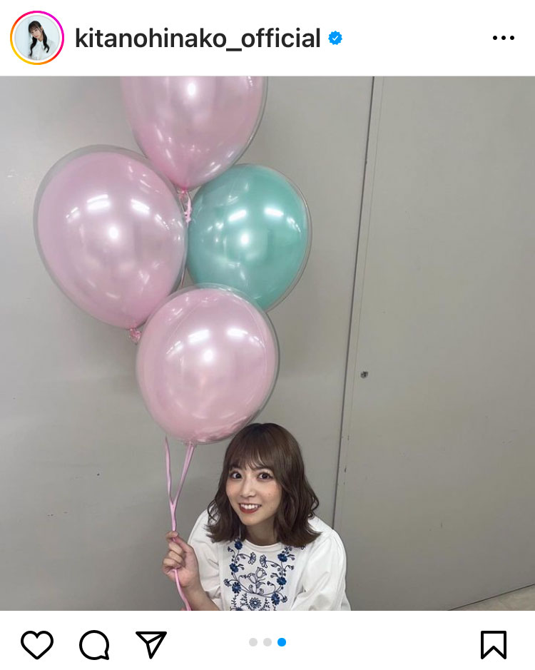 北野日奈子のインスタグラムから