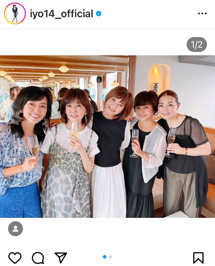 松本伊代のインスタグラムから