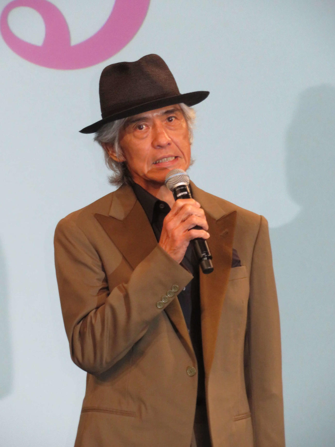 映画「春に散る」完成披露試写会に登壇した佐藤浩市（撮影・村上幸将）